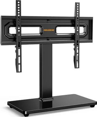 Produktbild von Drehbarer TV-Ständer für 32-60 Zoll Fernseher bis 40 kg - Höhenverstellbar mit Neigung und Kabelmanagement