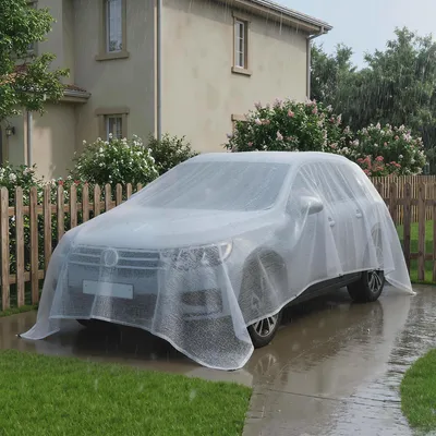 Immagine prodotto di Telo impermeabile 4x6 metri, 140 g/m² | Colore: Bianco | Dimensioni: 400x600x1 cm