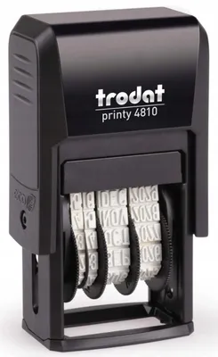 Obrázek produktu pro Trodat 4810 Samobarvicí Datovník ISO Černý