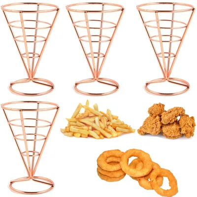 Pomethalter aus Edelstahl, 6 Stück, für Snacks und Partys