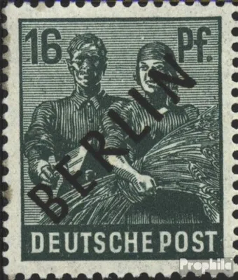 Produktbild von Briefmarken Berlin (West) 1948 Mi 7  postfrisch Schwarzaufdruck
