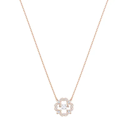 Produktbild von Swarovski Halskette Damen Sparkling Tanz Blume Roségold 5408437