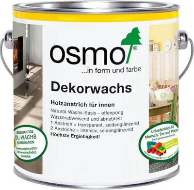 Produktbild von OSMO 3119 Dekorwachs Seidengrau 750ml