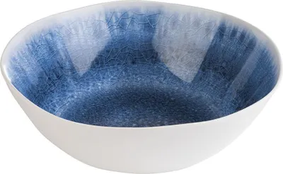 Produktbild von APS 84678 Schale BLUE OCEAN, Ø 30,5 cm, Höhe 9 cm, Melamin, 3 Liter, blau/weiß
