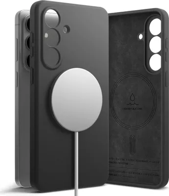 Produktbild von Handyhülle für Galaxy S26 Plus, Ringke Silicone Magnetic mit MagSafe, Schwarz