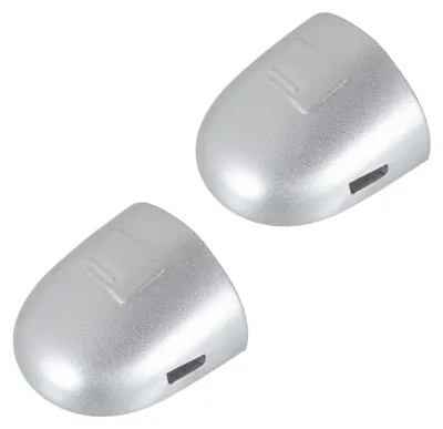 Image de Poignées de porte (2 pièces) avec capuchons, gauche et droite, pour Renault Megane, Scenic, Espace, Laguna