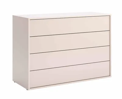 Produktbild von Kommode 4 Schubladen – Kaschmir – 78×110 cm – Modern & funktional – Stauraum für Schlafzimmer Wohnzimmer Flur
