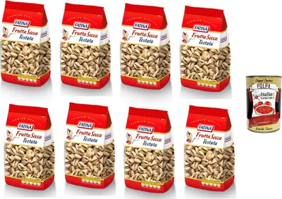 Produktbild von 8x Fatina Geröstete Pistazien 200 Gr  + Italian Gourmet polpa 400g
