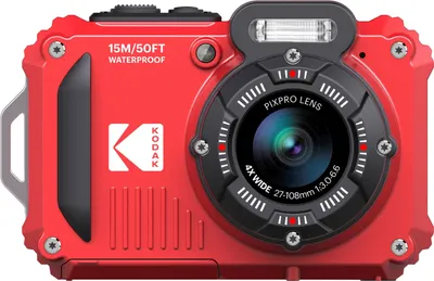 Produktbild von Kodak PIXPRO WPZ2, 16,76 MP, 4608 x 3456 Pixel, BSI CMOS, 4x, Full HD, Rot