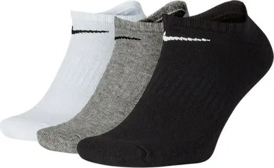 Productafbeelding van NIKE SPORTSWEAR EVERYDAY NO SHOW, zwart/wit/grijs (3 paar) – heren sokken