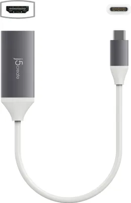 Produktbild von j5create JCA153G-N USB-C® zu 4K HDMI™ Adapter, 2.0/3.2 Gen 1 (3.1 Gen 1), USB Typ-C, HDMI-Ausgang, 3840 x 2160 Pixel