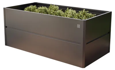 Produktbild von PRIMEYARD 200 x 100 x 77 cm Hochbeet Theo, Stahl, Anthrazit-Metallic