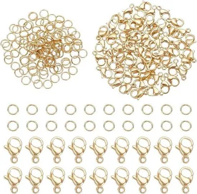 Image de Anneaux ouverts en acier inoxydable de 4 mm – Accessoires pour bijoux DIY