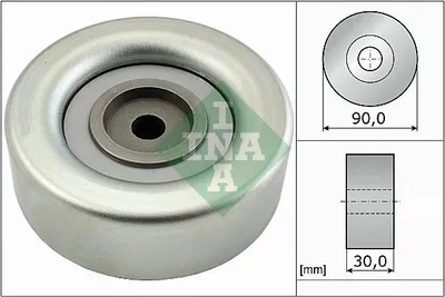 Produktbild von INA 532 0693 10 Umlenkrolle Keilrippenriemen für MITSUBISHI GRANDIS (NAW) Lancer VII Limousine (CSA, CTA) OUTLANDER I (CUW) Lancer VII Kombi