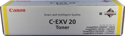 Image de Canon C-EXV 20 Cartouche de toner 1 pièce(s) Original Jaune