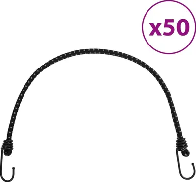 Produktbild von Gummiseile Reflektierend mit Haken 50 Stk. 59 cm