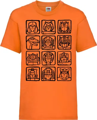 Produktbild von Kinder T-Shirt Transformers Car Robots, 7-8 Jahr - 128 / Orange