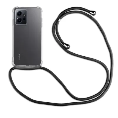 Produktbild von Handykette für Xiaomi Redmi Note 12 5G / Poco X5 5G Handyhülle mit Band Hülle Schwarz