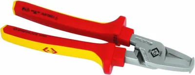 Productafbeelding van Kabelkniptang - Draadknipper - Elektra Werk - VDE Gekeurd - 210 mm - Rood