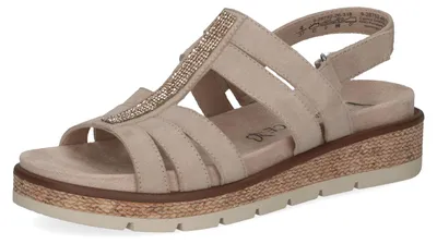 Produktbild von Caprice Damen Flache Sandale, Beige (SAND SUEDE), 38