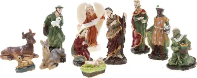 Produktbild von Mini Krippenfiguren 11-teilig H.:4,5cm in Plastikbox (0020070)