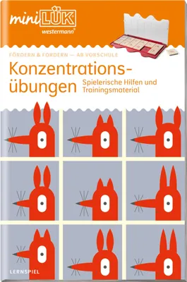 Produktbild von miniLÜK. Fördern & Fordern: Konzentrationsübungen. Vorschule/1./2. Klasse