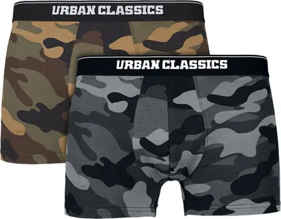 Produktbild von Urban Classics Boxershort-Set Herren 2-Pack Camo Boxer Shorts camouflage M