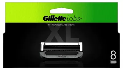 Image de Lames de rasoir Gillette Labs pour hommes, pack de 8 recharges