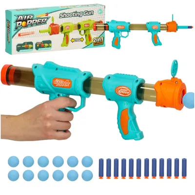 Produktbild von Maschinengewehr Nerfy 2 in 1 blau