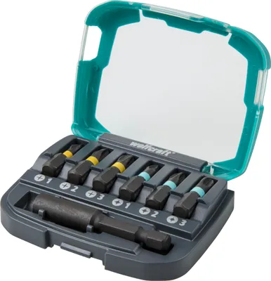 Image de wolfcraft Jeu de 7 embouts de tournevis à impact 2974000