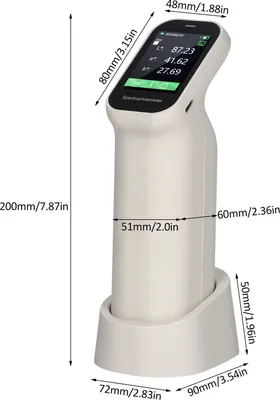Zdjęcie produktu dla Przenośny przenośny kolorymetr Chromometr Ręczny spektrofotometr Miernik kolorów Automatyczna kalibracja Tester różnicy kolorów Przyrząd do pomiaru kolorów Apertura testowa 6 mm Ekran dotykowy IPS Bateria litowa 3000 mAh z dyskiem U do drukowania farb z tworzyw sztucznych Przemysł tekstylny Obsługiwany system Android iOS Wins