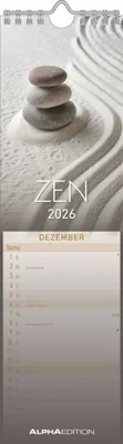 Produktbild von Streifenplaner Mini Zen 2026 - Streifen-Kalender 9,5x33 cm