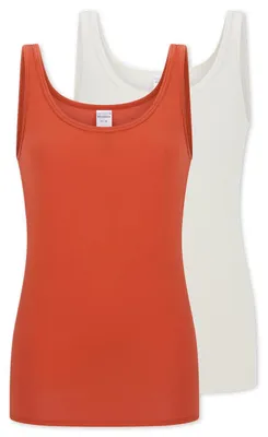 Produktbild von Schiesser Damen 2 Pack Trägertop Unterhemd - Modal Essentials