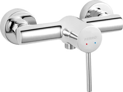 Zdjęcie produktu dla Bateria prysznicowa z dźwignią Ferro Fiesta chrom BFI7