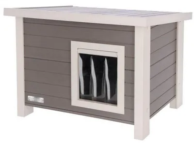 Obrázok produktu pre Kerbl Eli, Vonkajší, Drevo, Šedá, Biela, 450 mm, 570 mm, 430 mm