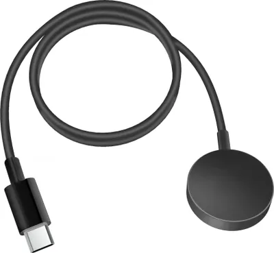 INF USB-C nabíjačka pre Samsung Galaxy Watch 3/4/5/6/7, Active 1/2 čierna