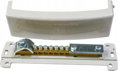 Zdjęcie produktu dla Pawbol | Szyna wyrównawcza E.4104 - 1x50mm + 7x25mm - Miedź - Bezpieczne połączenia - Wysoka jakość