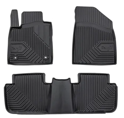 Productafbeelding van Rubberen automatten voor MG 4 vanaf 2022 (hatchback) – 3-delig, zwart, op maat