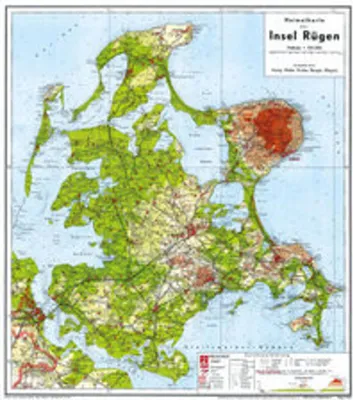 Produktbild von Historische Karte: Insel Rügen 1949 (gerollt)