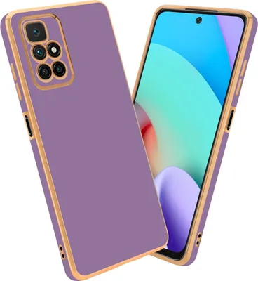 Immagine prodotto di Cadorabo custodia protettiva per Xiaomi RedMi 10 cover in viola custodia del telefono cellulare TPU silicone fotocamera custodia di protezione caso