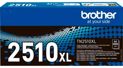 Produktbild von Brother TN-2510XL, 3000 Seiten, Schwarz, 1 Stück(e)