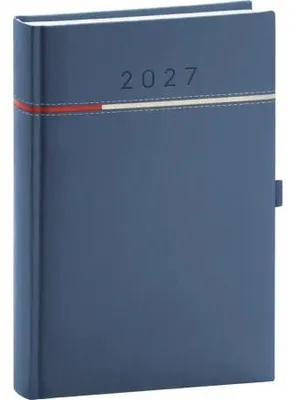 Obrázok produktu pre NOTIQUE Denný diář Tomy 2027, modro-červený, 15 x 21 cm