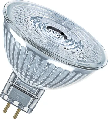 Produktbild von OSRAM MR16 LED Reflektorlampe mit GU5.3 Sockel, Kaltweiss (4000K), Glas Spot, 3,80W, Ersatz für 35W-Reflektorlampe, LED STAR MR16 12 V