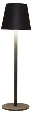 Productafbeelding van LED-tafellamp, buiten/binnen, warmwit, dimbaar, touch aan/uit, incl. 80 cm USB-kabel, van metaal, matzwart (B/H/D) 11x36x11 cm