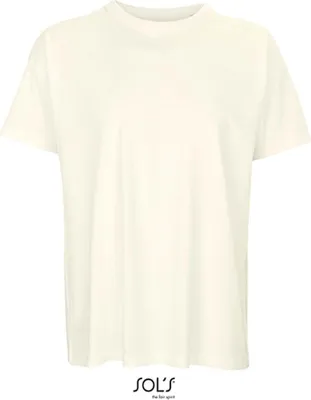 Produktbild von SOLs 03806 | MenŽs Boxy Oversized T-Shirt - Gekämmte Baumwolle - Farbe: Creamy White - Größe: M