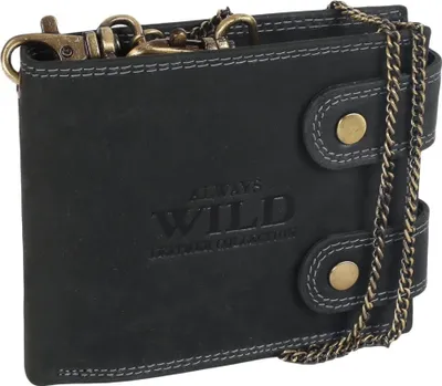 Obrázek produktu pro Always Wild Pánská kožená peněženka Noblee černá One size