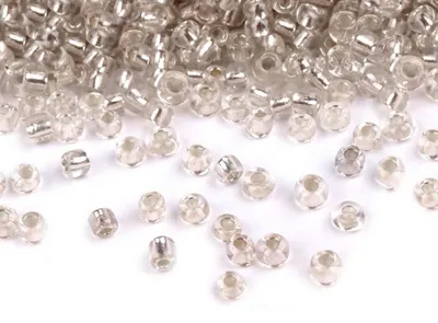 Produktbild von 50g Rocaillesperlen Glasperlen 8/0 3mm Rocailles Perlen Farbwahl