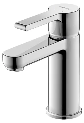 Produktbild von Waschtischarmatur Größe S (Auslaufhöhe 92 mm), Wasserhahn für Bad und Waschbecken mit Keramikkartusche, Chrom