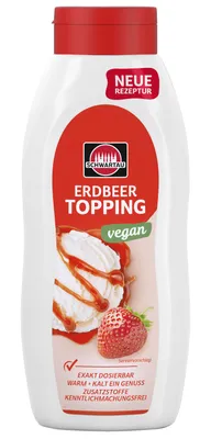 Produktbild von Schwartau Dessert Sauce mit genussvollem Erdbeere Geschmack 770 ml