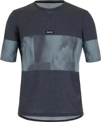 Immagine prodotto di Santini Forza Indoor Collection Maglietta Kurzarm Blau L Herren Blau L
